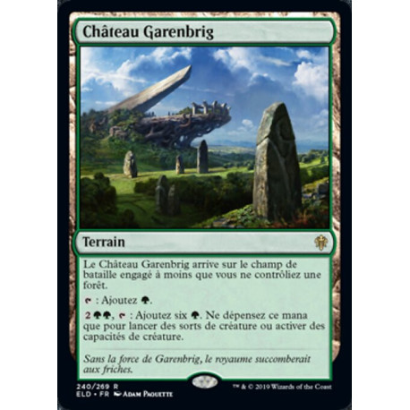 (Foil) Terrain - Château Garenbrig (R) [ELD]