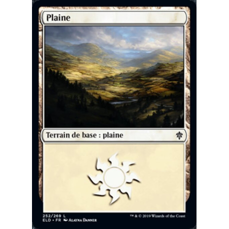 (Foil) Terrain - Plaine (V3) (L) [ELD]
