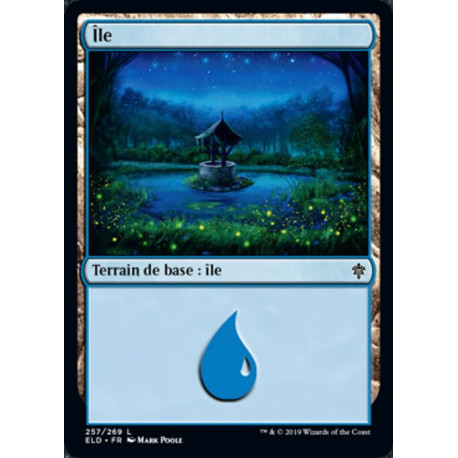 (Foil) Terrain - Île (V4) (L) [ELD]