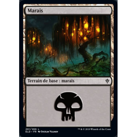 (Foil) Terrain - Marais (V4) (L) [ELD]