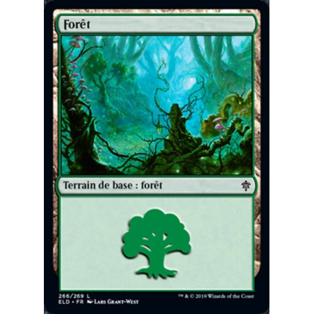 (Foil) Terrain - Forêt (V1) (L) [ELD]