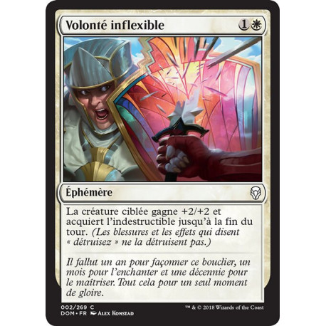 (Foil) Blanche - Volonté inflexible (C) [DOM]