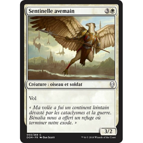 (Foil) Blanche - Sentinelle avemain (C) [DOM]