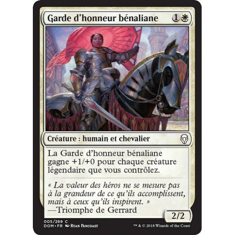 (Foil) Blanche - Garde d'honneur bénaliane (C) [DOM]