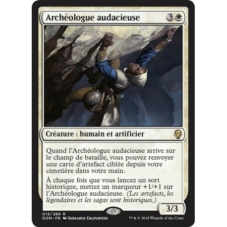 (Foil) Blanche - Archéologue audacieuse (R) [DOM]