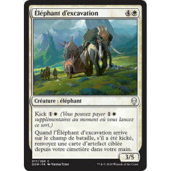 (Foil) Blanche - Éléphant d'excavation (C) [DOM]