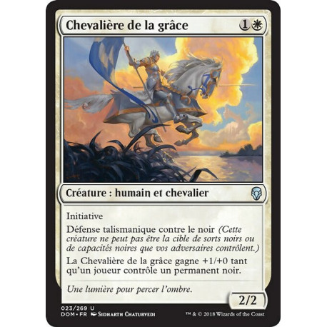 (Foil) Blanche - Chevalière de la grâce (U) [DOM]
