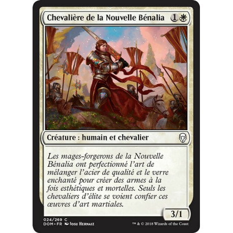 (Foil) Blanche - Chevalière de la Nouvelle Bénalia (C) [DOM]