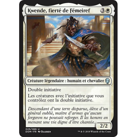 (Foil) Blanche - Kwende, fierté de Fémeiref (U) [DOM]