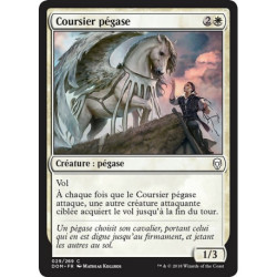 (Foil) Blanche - Coursier pégase (C) [DOM]