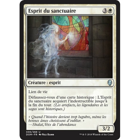 (Foil) Blanche - Esprit du sanctuaire (U) [DOM]
