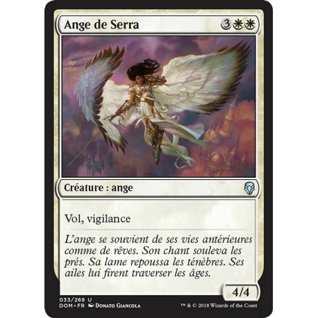 (Foil) Blanche - Ange de Serra (U) [DOM]
