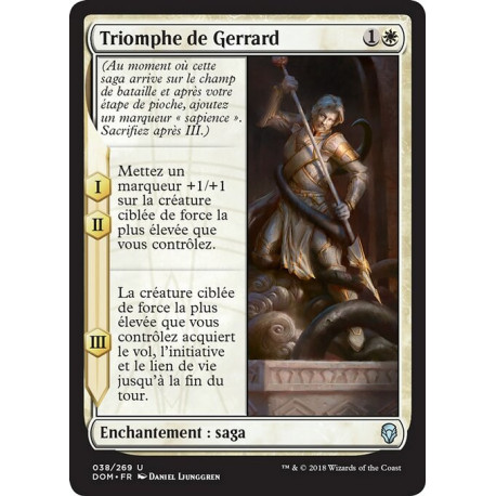 (Foil) Blanche - Triomphe de Gerrard (U) [DOM]