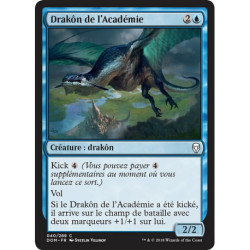 (Foil) Bleue - Drakôn de l'Académie (C) [DOM]