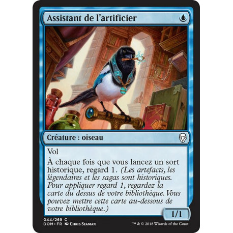 (Foil) Bleue - Assistant de l'artificier (C) [DOM]