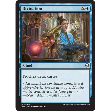 (Foil) Bleue - Divination (C) [DOM]