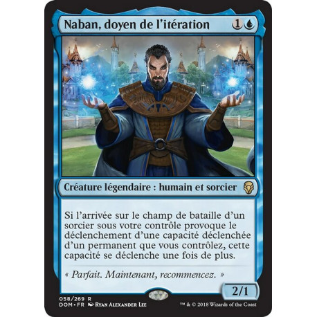 (Foil) Bleue - Naban, doyen de l'itération (R) [DOM]