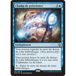 (Foil) Bleue - Champ de préscience (R) [DOM]