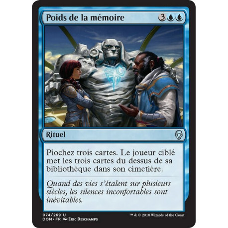 (Foil) Bleue - Poids de la mémoire (U) [DOM]