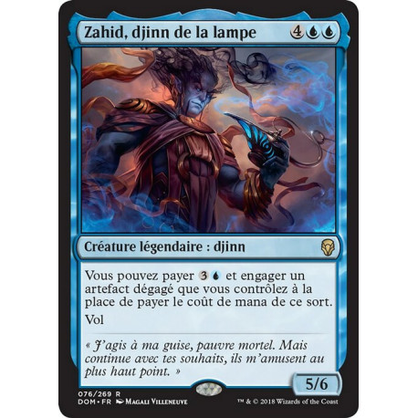 (Foil) Bleue - Zahid, djinn de la lampe (R) [DOM]