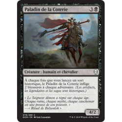 (Foil) Noire - Paladin de la Coterie (C) [DOM]