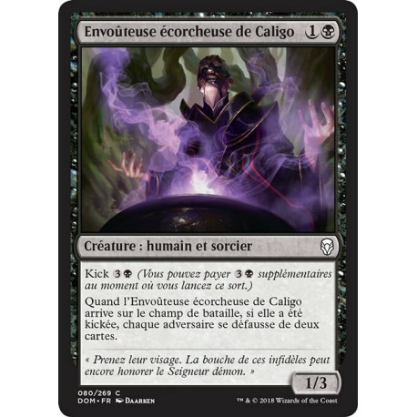 (Foil) Noire - Envoûteuse écorcheuse de Caligo (C) [DOM]