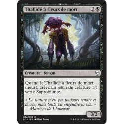 (Foil) Noire - Thallidé à fleurs de mort (C) [DOM]