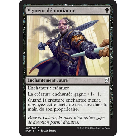 (Foil) Noire - Vigueur démoniaque (C) [DOM]