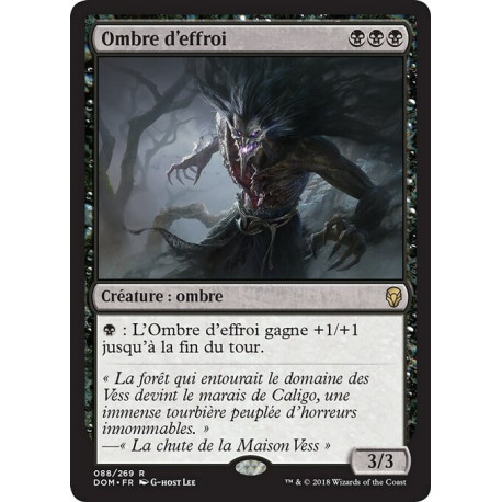 (Foil) Noire - Ombre d'effroi (R) [DOM]