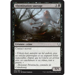 (Foil) Noire - Abomination sauvage (C) [DOM]