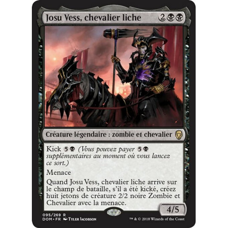 (Foil) Noire - Josu Vess, chevalier liche (R) [DOM]