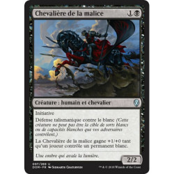 (Foil) Noire - Chevalière de la malice (U) [DOM]