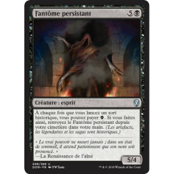 (Foil) Noire - Fantôme persistant (U) [DOM]