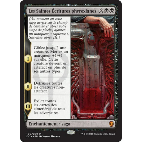 (Foil) Noire - Les Saintes Écritures phyrexianes (M) [DOM]