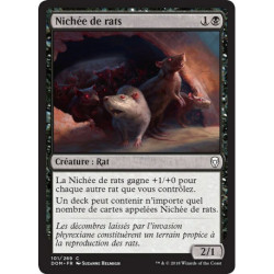 (Foil) Noire - Nichée de rats (C) [DOM]