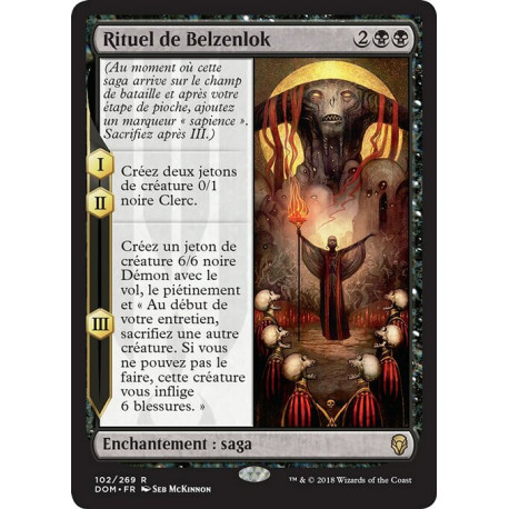 (Foil) Noire - Rituel de Belzenlok (R) [DOM]