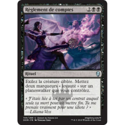 (Foil) Noire - Règlement de comptes (U) [DOM]