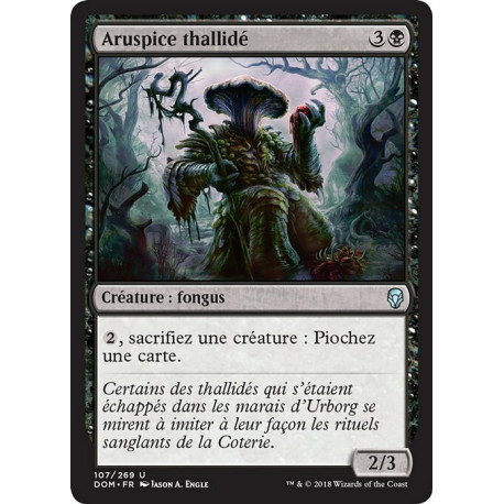 (Foil) Noire - Aruspice thallidé (U) [DOM]