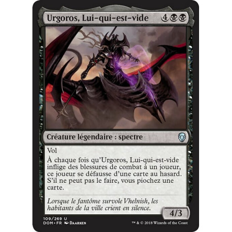 (Foil) Noire - Urgoros, Lui-qui-est-vide (U) [DOM]