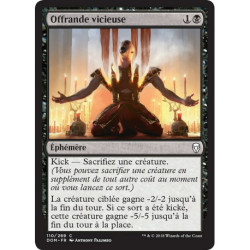 (Foil) Noire - Offrande vicieuse (C) [DOM]