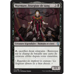 (Foil) Noire - Murmure, liturgiste de sang (U) [DOM]