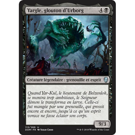 (Foil) Noire - Yargle, glouton d'Urborg (U) [DOM]
