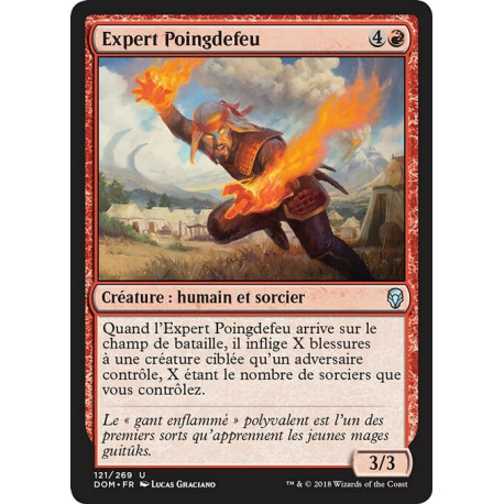 (Foil) Rouge - Expert Poingdefeu (U) [DOM]