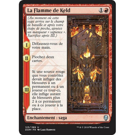 (Foil) Rouge - La Flamme de Keld (U) [DOM]