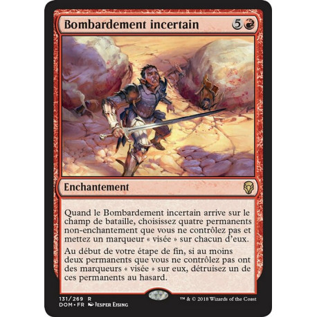 (Foil) Rouge - Bombardement incertain (R) [DOM]