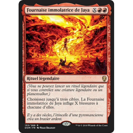 (Foil) Rouge - Fournaise immolatrice de Jaya (R) [DOM]