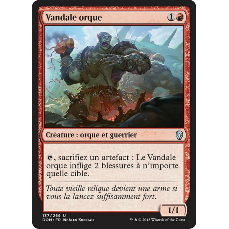 (Foil) Rouge - Vandale orque (U) [DOM]