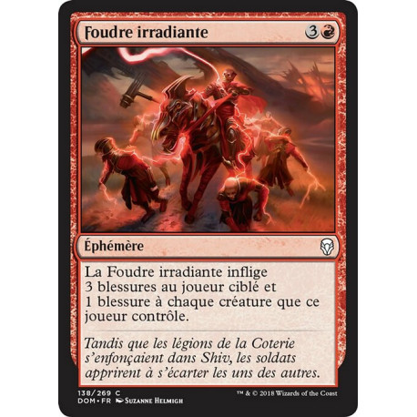 (Foil) Rouge - Foudre irradiante (C) [DOM]