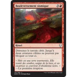(Foil) Rouge - Bouleversement sismique (C) [DOM]