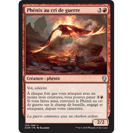 (Foil) Rouge - Phénix au cri de guerre (U) [DOM]